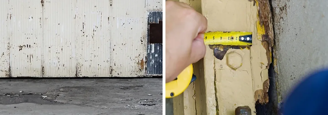 Lift Master Rusty Garage Doors in Pensacola